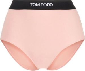 TOM FORD Slip met logoband Roze