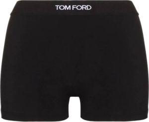 TOM FORD Slip met logoband Zwart