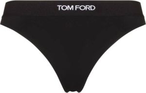 TOM FORD String met logoband Zwart