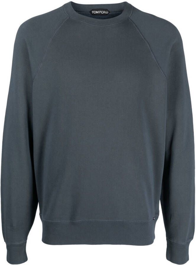 TOM FORD Trui met ronde hals Blauw