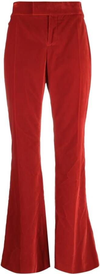 TOM FORD Bootcut broek Rood