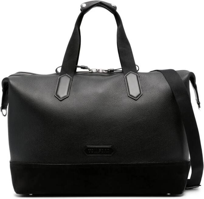 TOM FORD Weekendtas met logopatch Zwart