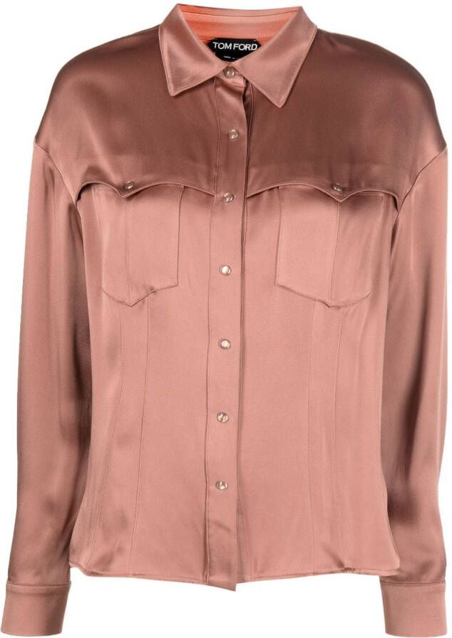 TOM FORD Cowboyshirt Roze