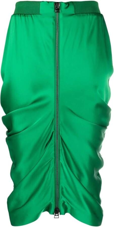 TOM FORD Kokerrok met rits Groen