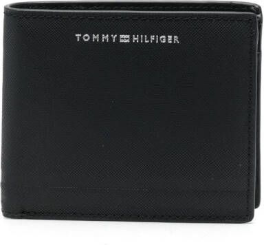Tommy Hilfiger Leren portemonnee Zwart