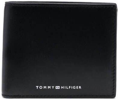 Tommy Hilfiger Leren portemonnee Zwart