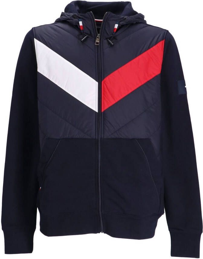 Tommy Hilfiger Hoodie met rits Blauw