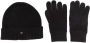Tommy Hilfiger Muts en handschoenen met geborduurd logo Zwart - Thumbnail 1