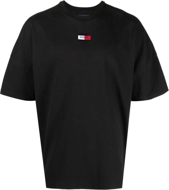Tommy Hilfiger Katoenen T-shirt Zwart