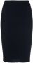 Tommy Hilfiger Gebreide kokerrok Blauw - Thumbnail 1