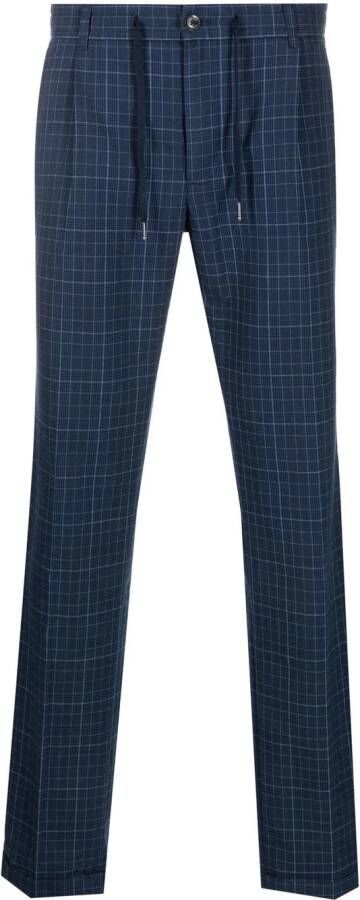 Tommy Hilfiger Geruite broek Blauw