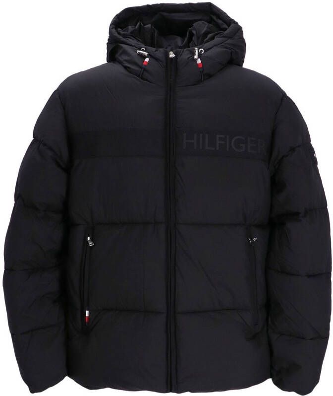 Tommy Hilfiger Gewatteerd jack Zwart