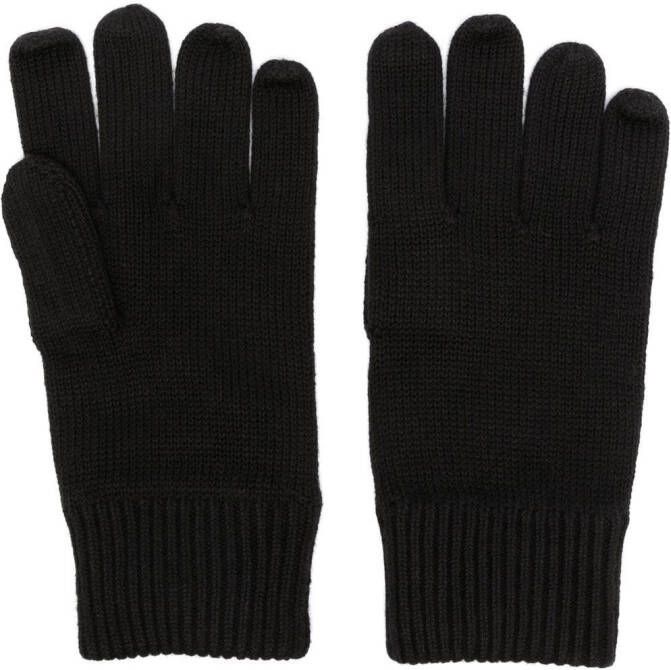 Tommy Hilfiger Handschoenen met geborduurd logo Zwart
