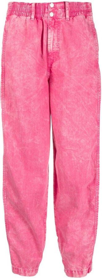 Tommy Hilfiger High waist jeans Roze