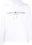 Tommy Hilfiger Hoodie met logopatch Wit - Thumbnail 1
