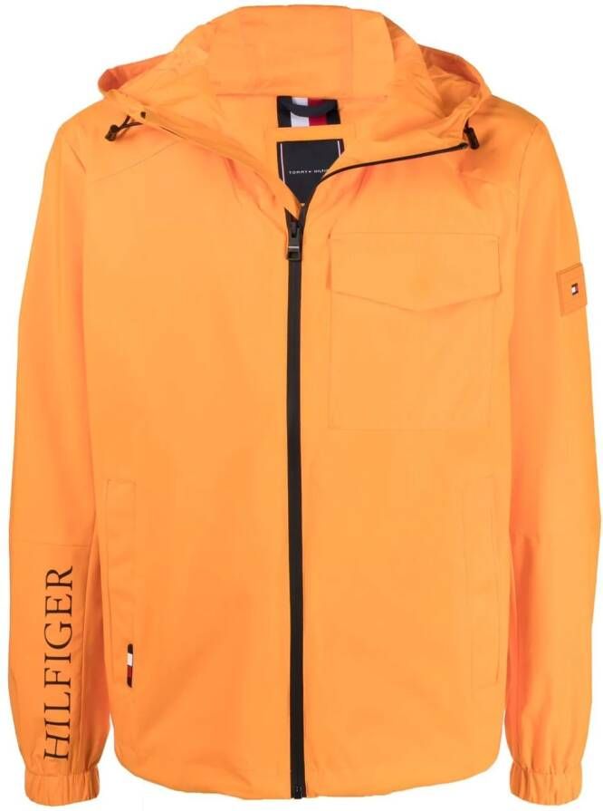Tommy Hilfiger Jack met capuchon Oranje