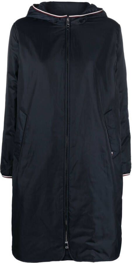 Tommy Hilfiger Jas met capuchon Blauw