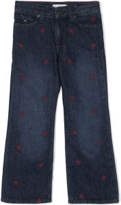 Tommy Hilfiger Junior Jeans met borduurwerk Blauw