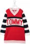 Tommy Hilfiger Junior Gebreide jurk Rood - Thumbnail 1