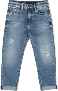 Tommy Hilfiger Junior Gerafelde jeans Blauw