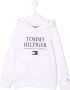 Tommy Hilfiger Junior Hoodie met logoprint Wit - Thumbnail 1