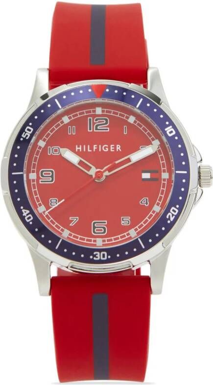 Tommy Hilfiger Junior Horloge van roestvrij staal Rood