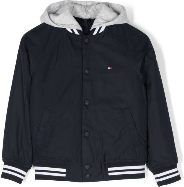 Tommy Hilfiger Junior Jack met capuchon Blauw