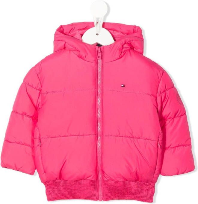 Tommy Hilfiger Junior Jack met geborduurd logo Roze