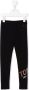 Tommy Hilfiger Junior Legging met logoprint Zwart - Thumbnail 1