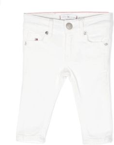 Tommy Hilfiger Junior Jeans met geborduurd logo Wit