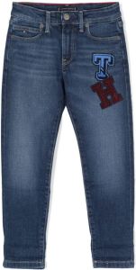 Tommy Hilfiger Junior Jeans met logopatch Blauw