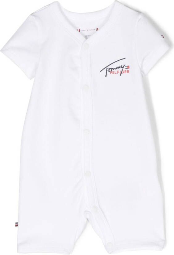 Tommy Hilfiger Junior Babypakje met logoprint Wit
