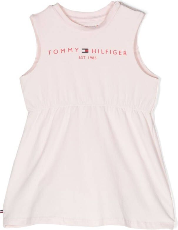 Tommy Hilfiger Junior Mouwloze jurk Roze
