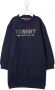 Tommy Hilfiger Junior Metallic sweaterjurk Blauw - Thumbnail 1
