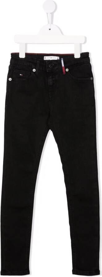 Tommy Hilfiger Junior Skinny jeans Zwart