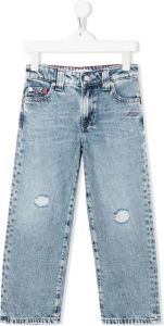 Tommy Hilfiger Junior Straight jeans Blauw