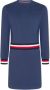Tommy Hilfiger Junior Sweaterjurk met logostreep Blauw - Thumbnail 1