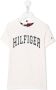 Tommy Hilfiger Junior T-shirt met geborduurd logo Wit - Thumbnail 1
