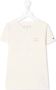 Tommy Hilfiger Junior T-shirt met logoprint Beige - Thumbnail 1