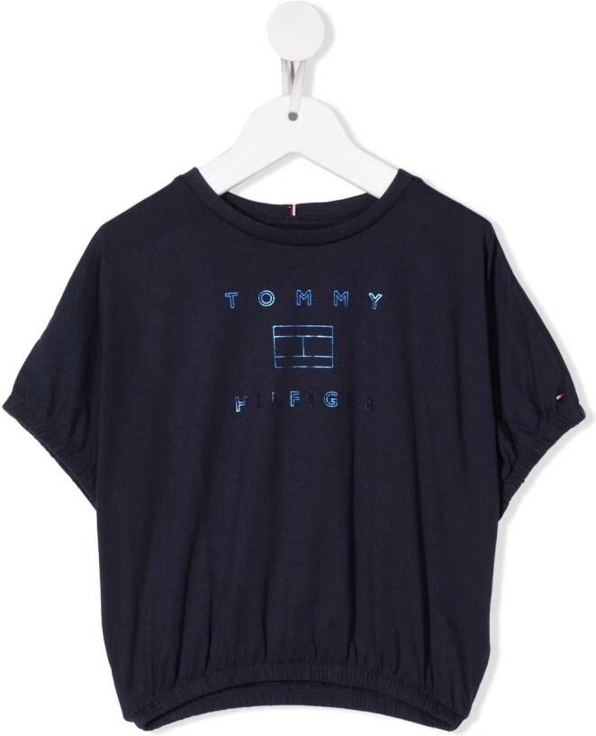 Tommy Hilfiger Junior T-shirt met logoprint Blauw