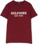 Tommy Hilfiger Junior T-shirt met logoprint Rood - Thumbnail 1