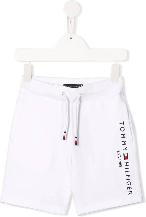 Tommy Hilfiger Junior Trainingsbroek met logo Wit
