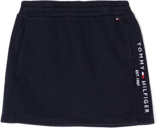Tommy Hilfiger Junior Trainingsrok met logoprint Blauw