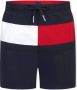 Tommy Hilfiger Junior Zwembroek met logopatch Blauw - Thumbnail 1