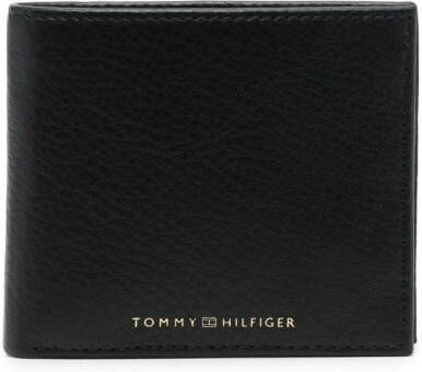 Tommy Hilfiger Leren portemonnee Zwart