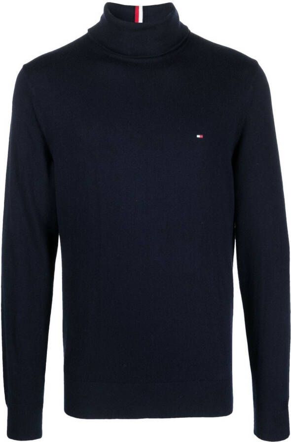 Tommy Hilfiger Coltrui emt geborduurd logo Blauw