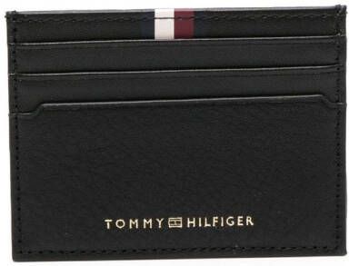 Tommy Hilfiger Leren pasjeshouder Zwart
