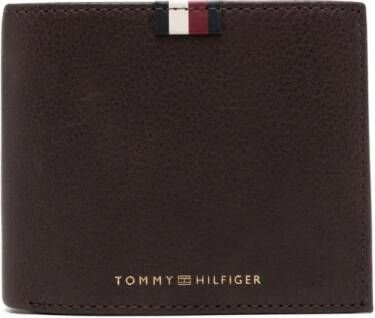 Tommy Hilfiger Leren portemonnee Bruin