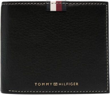 Tommy Hilfiger Leren portemonnee Zwart