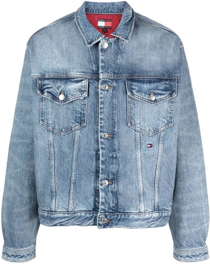 Tommy Hilfiger Denim jack Blauw